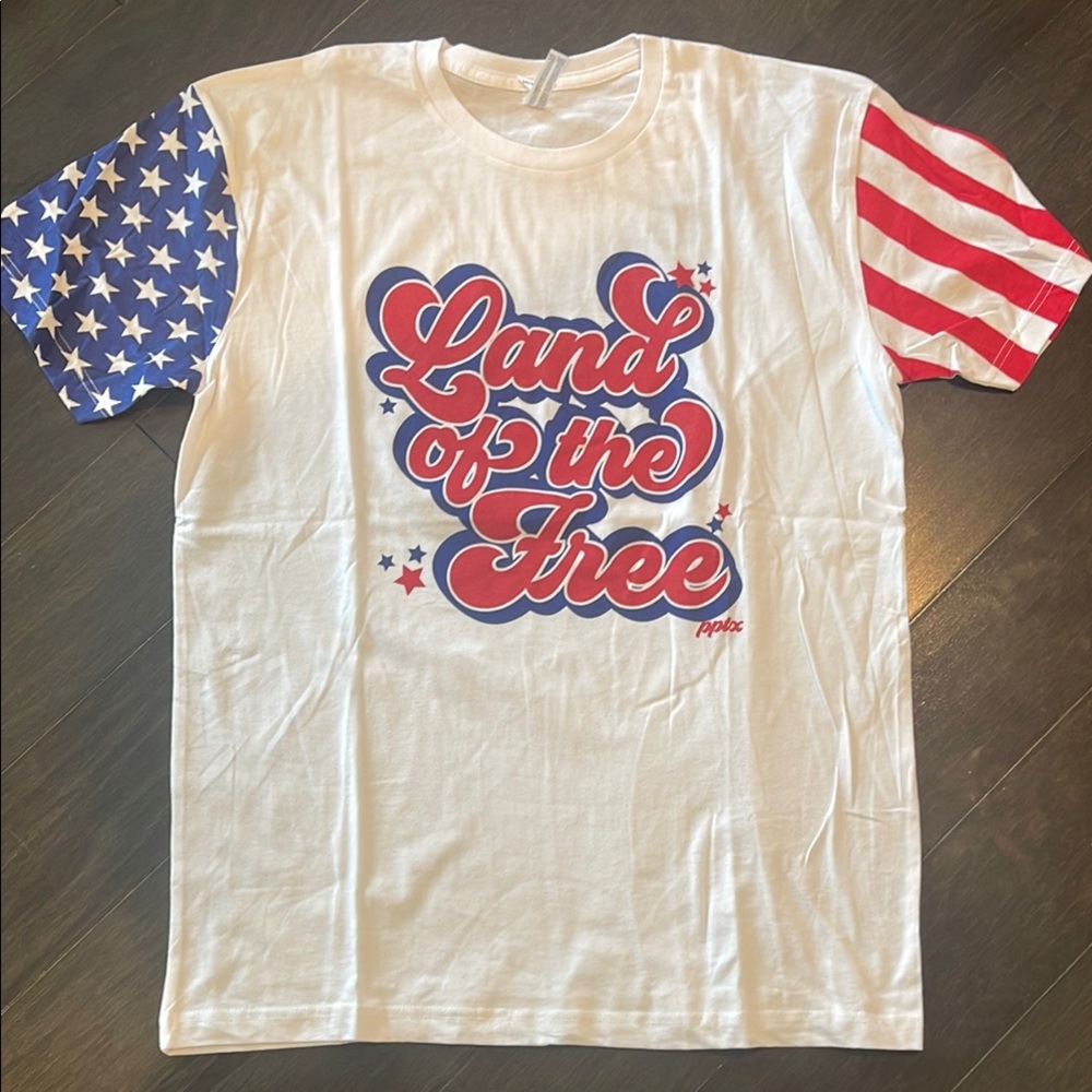 Patriotic T-Shirt - White, Blue, Red 4th of July